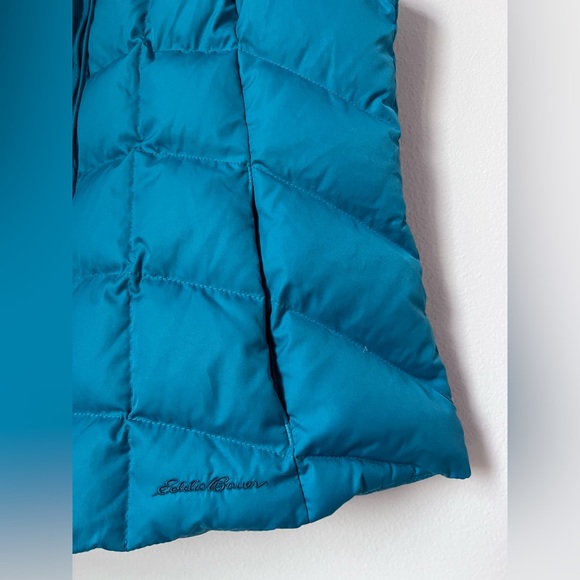 Eddie Bauer Teal Puffer Vest - Picture 3 of 11